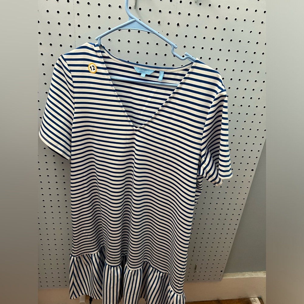 Draper James brand Blue and white stripes size X-Large

R1